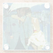 ルーカ来スに恋しく思愛する ガラスコースター (裏面)