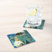 ルーカ来スに恋しく思愛する スクエアペーパーコースター (インサイチュ)