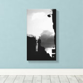 ルーガッサンディパリ白黒写真キャンバス キャンバスプリント (インサイチュ (ウッドフロア))