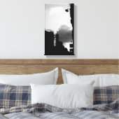 ルーガッサンディパリ白黒写真キャンバス キャンバスプリント (インサイチュ (寝室))
