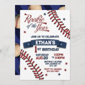 ルーキーの年お誕生日招待状 招待状 (正面/裏面)