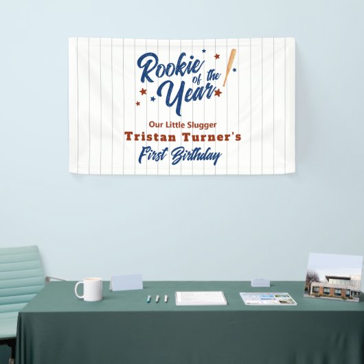 ルーキーの1歳誕生日 横断幕 (トレードショー)