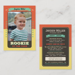 ルーキーイヤー野球第1期バースデートレーディングカード コーリングカード