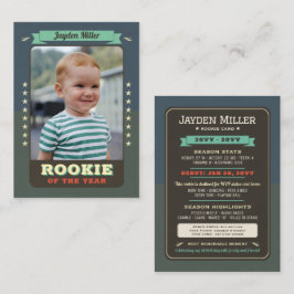 ルーキーイヤー野球第1期バースデートレーディングカード コーリングカード