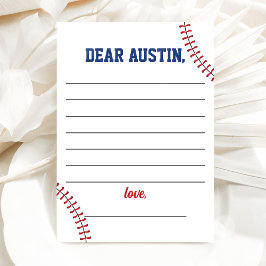 ルーキーイヤー野球誕生日タイムカプセルカード 招待状