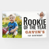 ルーキーオブザイヤーのサッカービニル誕生日 横断幕 (横)