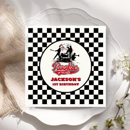 ルーキーオブザイヤーパーソナライズされた野球誕生日 スタンダードカクテルナプキン