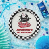 ルーキーオブザイヤーパーソナライズされた野球誕生日 ペーパープレート (パーティー)