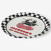 ルーキーオブザイヤーパーソナライズされた野球誕生日 ペーパープレート (アングル)