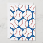 ルーキーオブザイヤー最初の誕生日招待状 招待状 (裏面)