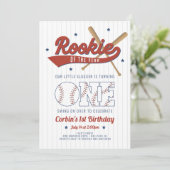 ルーキーオブザイヤー最初の誕生日招待状 招待状 (スタンド正面)
