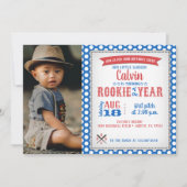 ルーキーオブザイヤー最初の誕生日招待状 招待状 (正面)