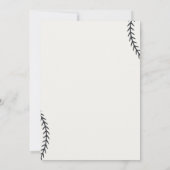 ルーキーオブザイヤー第2誕生日野球パーティー 招待状 (裏面)