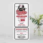 ルーキーオブザイヤー野球チケット1歳 招待状 (スタンド正面)