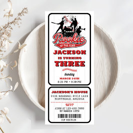 ルーキーオブザイヤー野球チケット3回目 招待状