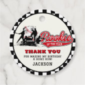 ルーキーオブザイヤー野球バースデーパーティーカスタム フェイバータグ (正面)