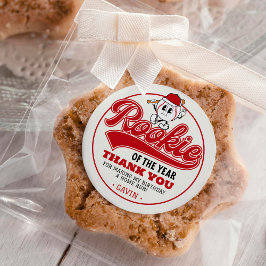 ルーキーオブザイヤー野球バースデーパーティーカスタム ラウンドシール