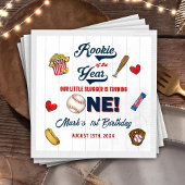 ルーキーオブザイヤー野球誕生日ナプキンス スタンダードカクテルナプキン