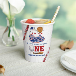 ルーキーオブザイヤー野球誕生日紙カップ 紙コップ