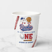 ルーキーオブザイヤー野球誕生日紙カップ 紙コップ (裏面)