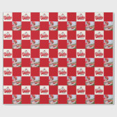 ルーキーオブザイヤー野球誕生日 パーソナライズされた ラッピングペーパー (フラット)