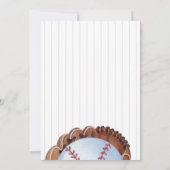 ルーキーオブザイヤー1歳の誕生日招待状 招待状 (裏面)