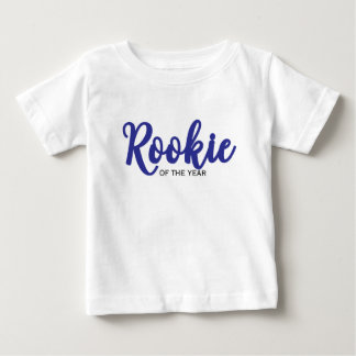 ルーキーオブザイヤー 1歳の誕生日 野球 ベビーTシャツ