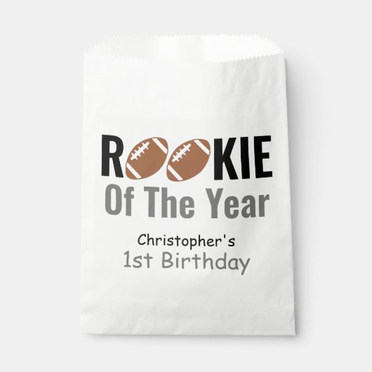 ルーキーサッカー第1誕生日 フェイバーバッグ (正面)