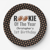 ルーキーサッカー第1誕生日 ペーパープレート (正面)