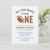 ルーキーサッカー第1誕生日 招待状 (スタンド正面)