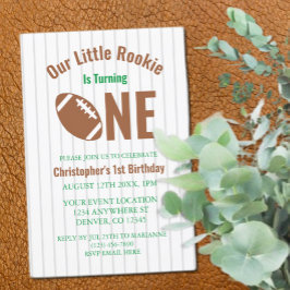 ルーキーサッカー第1誕生日 招待状