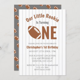 ルーキーサッカー第1誕生日 招待状