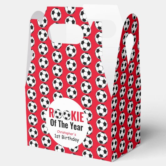 ルーキーサッカー1回目の誕生日 フェイバーボックス (オープン)