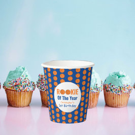 ルーキーバスケットボール1回目の誕生日 紙コップ