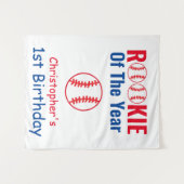 ルーキーベースボール１周年記念 タペストリー (正面(横))