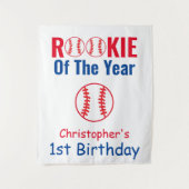 ルーキーベースボール１周年記念 タペストリー (正面)