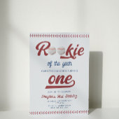 ルーキーモダン・オブ・ザ・イヤー野球誕生日 招待状