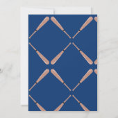 ルーキーモダン・オブ・ザ・イヤー野球誕生日 招待状 (裏面)