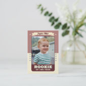 ルーキー年バスケットボール1stバースデートレーディングカード コーリングカード (スタンド正面)