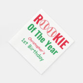 ルーキー野球1歳 スタンダードランチョンナプキン (角)