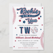 ルーキー・オブ・ザ・イヤー野球第2バースデーパーティー 招待状 (正面)