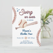 ルーキー・オブ・ザ・イヤー1thスポーツボーイ野球誕生日 招待状 (スタンド正面)