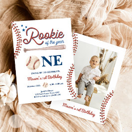 ルーキー・オブ・ザ・イヤー1thスポーツボーイ野球誕生日 招待状