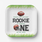 ルーキー・オブ・ザ・イヤー1thバースデーサッカー少年 ペーパープレート (正面)