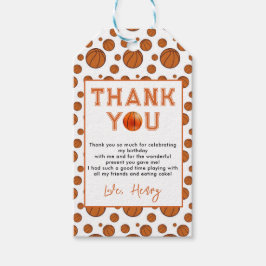 ルーキー・オブ・ザ・イヤー1thバースデーバスケットボール ギフトタグ