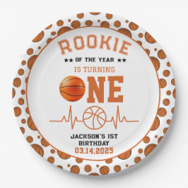 ルーキー・オブ・ザ・イヤー1thバースデーバスケットボール ペーパープレート