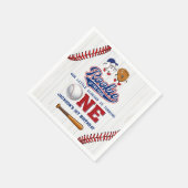 ルーキー・オブ・ザ・イヤー1thバースデーベースボールナプキンス スタンダードカクテルナプキン (角)