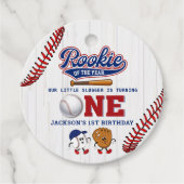 ルーキー・オブ・ザ・イヤー1thバースデーベースボール フェイバータグ (正面)
