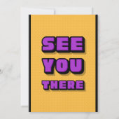 ルーキー・オブ・ザ・イヤー - バスケットボールと写真付き 招待状 (裏面)