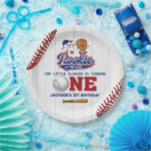 ルーキー・オブ・ザ・イヤー・ベースボール第1回の誕生日 ペーパープレート (パーティー)